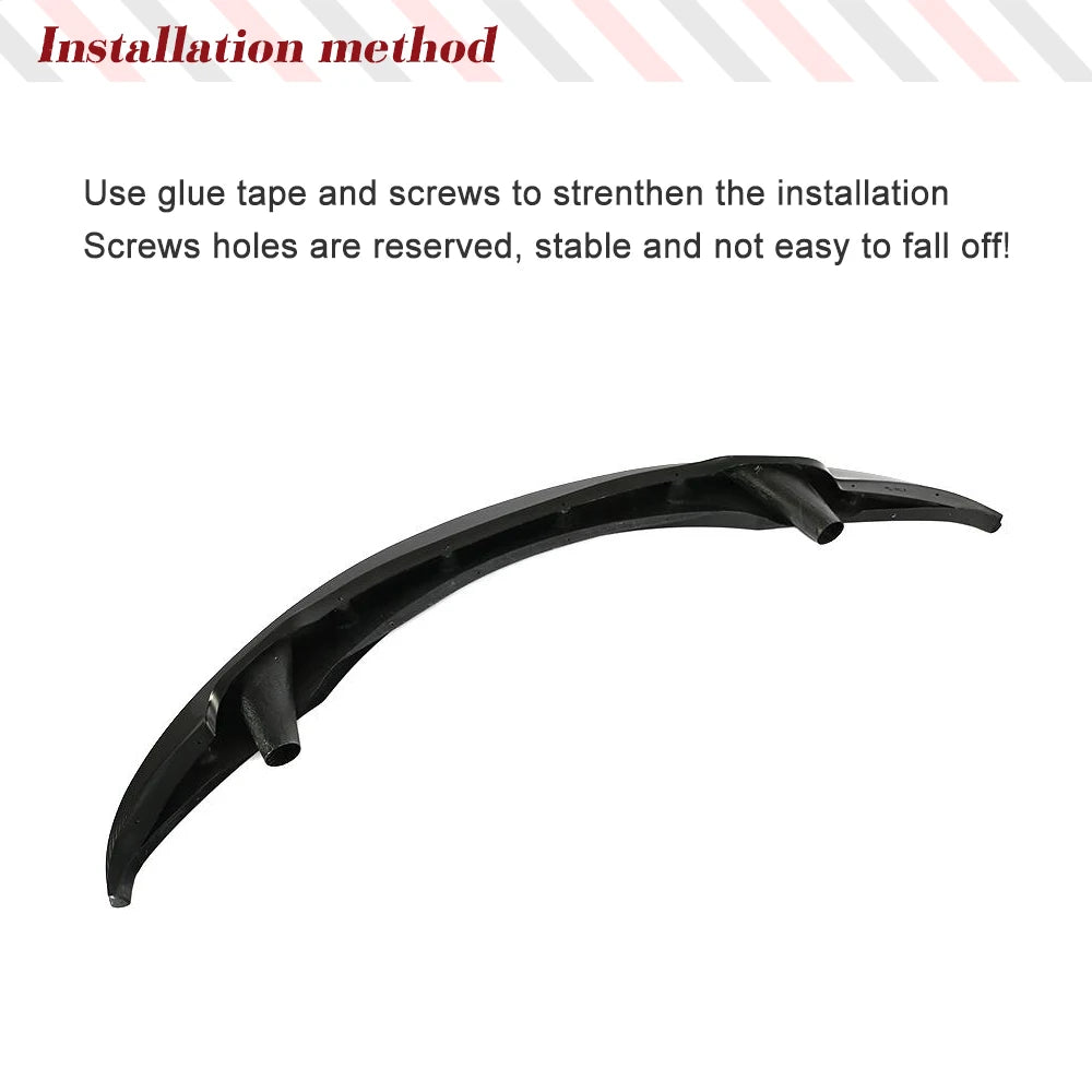 For BMW 3 Series M3 E90 Carbon Fiber Front Lip E92 E93 2008-2013