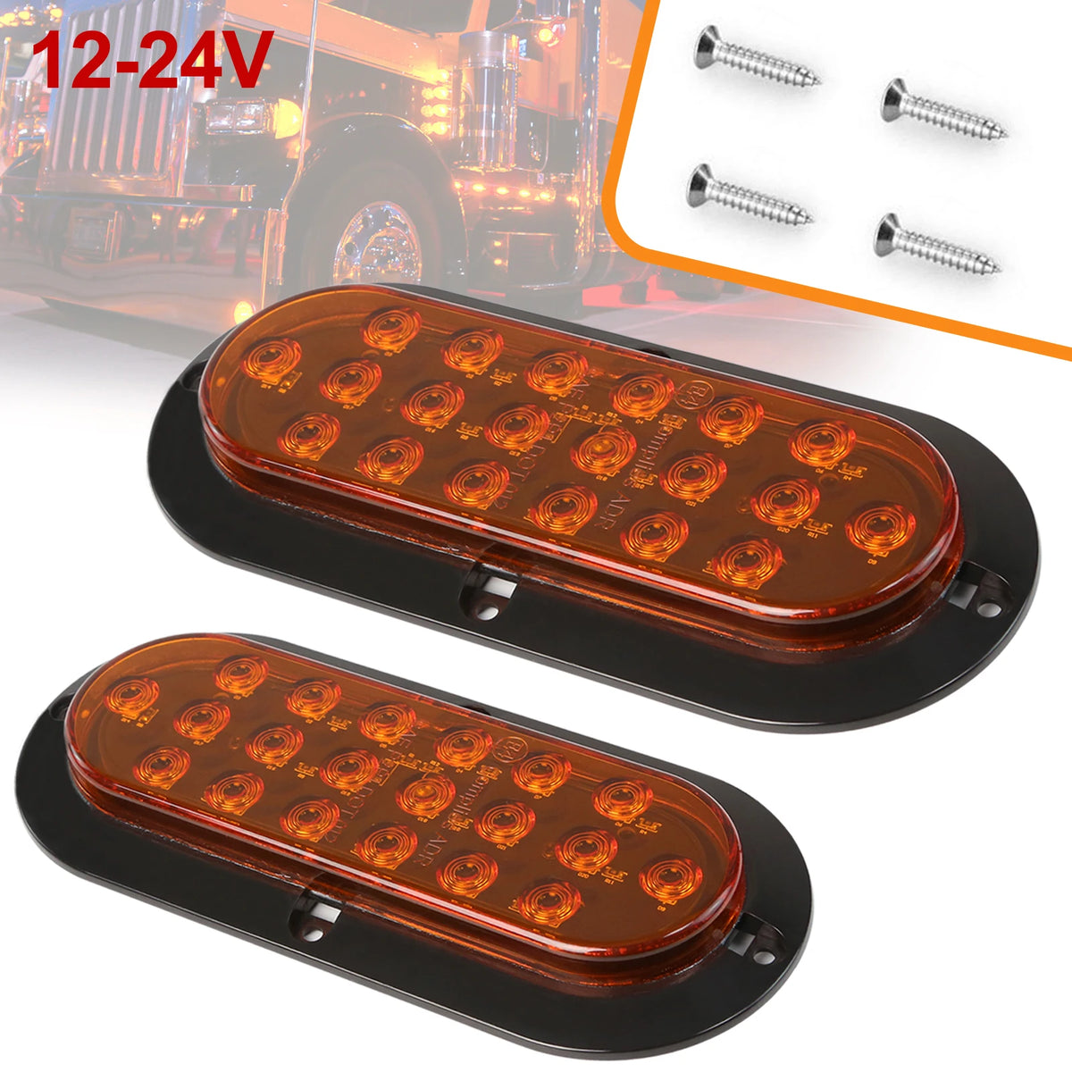 For Pickup 2PCS Side Marker e4certified Pickup Truck Trailer