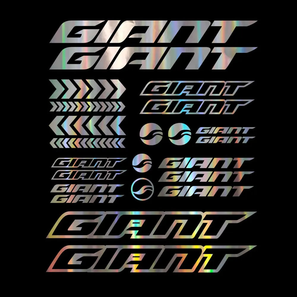 For Giant Stickers Sticker Stickers Bicycle 12PCS Wheel Frame