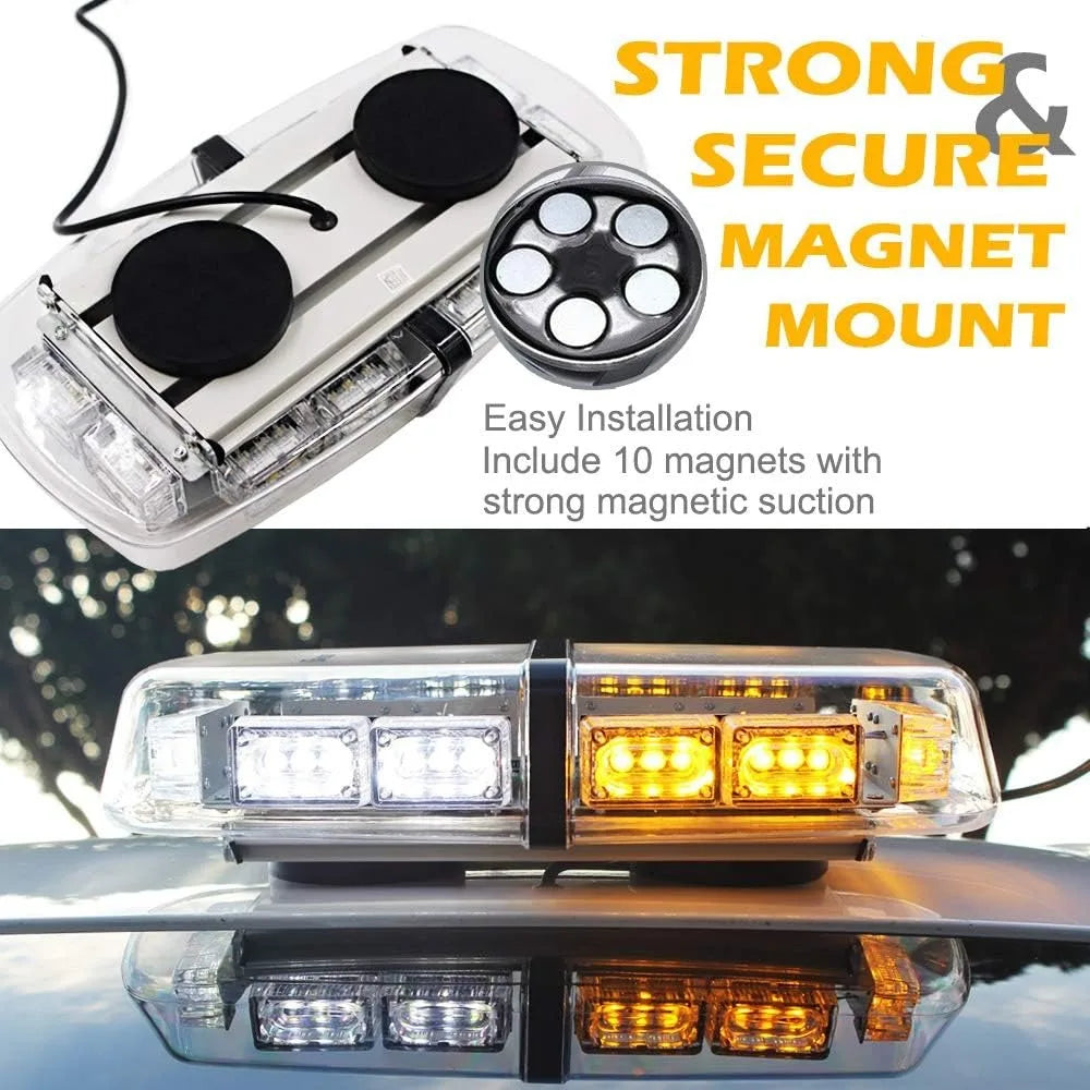 For Plow Or Tow 12 Watts Emergency Hazard Warning Security Roof
