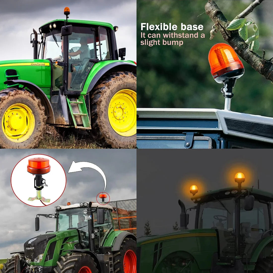 For j-Deer Rotating Flash Strobe Lamp jaln7 Beacon Warning