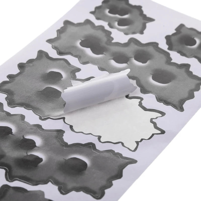 For Creative Stickers Personality Scratch Stickers Decal 3D Hole