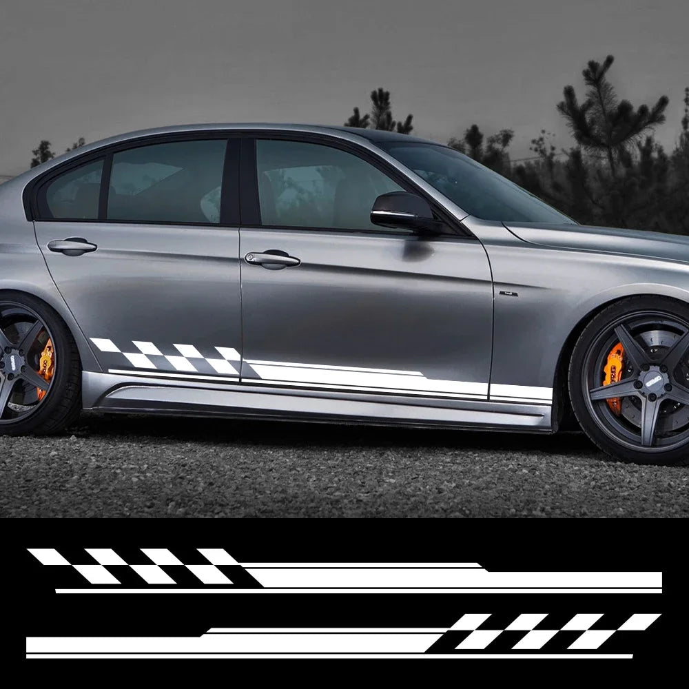 For Audi BMW Renault Volkswagen Peugeot Door Side Sticker Racing