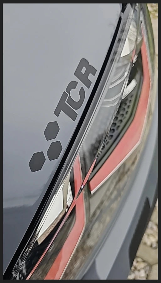 Tcr Left Right Vinyl Tuning Sticker Side Decor Decal