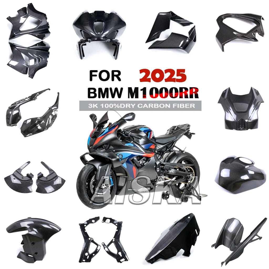 For BMW M1000RR Racing 2025 2026 Fender Frame Cover Fuel Tank