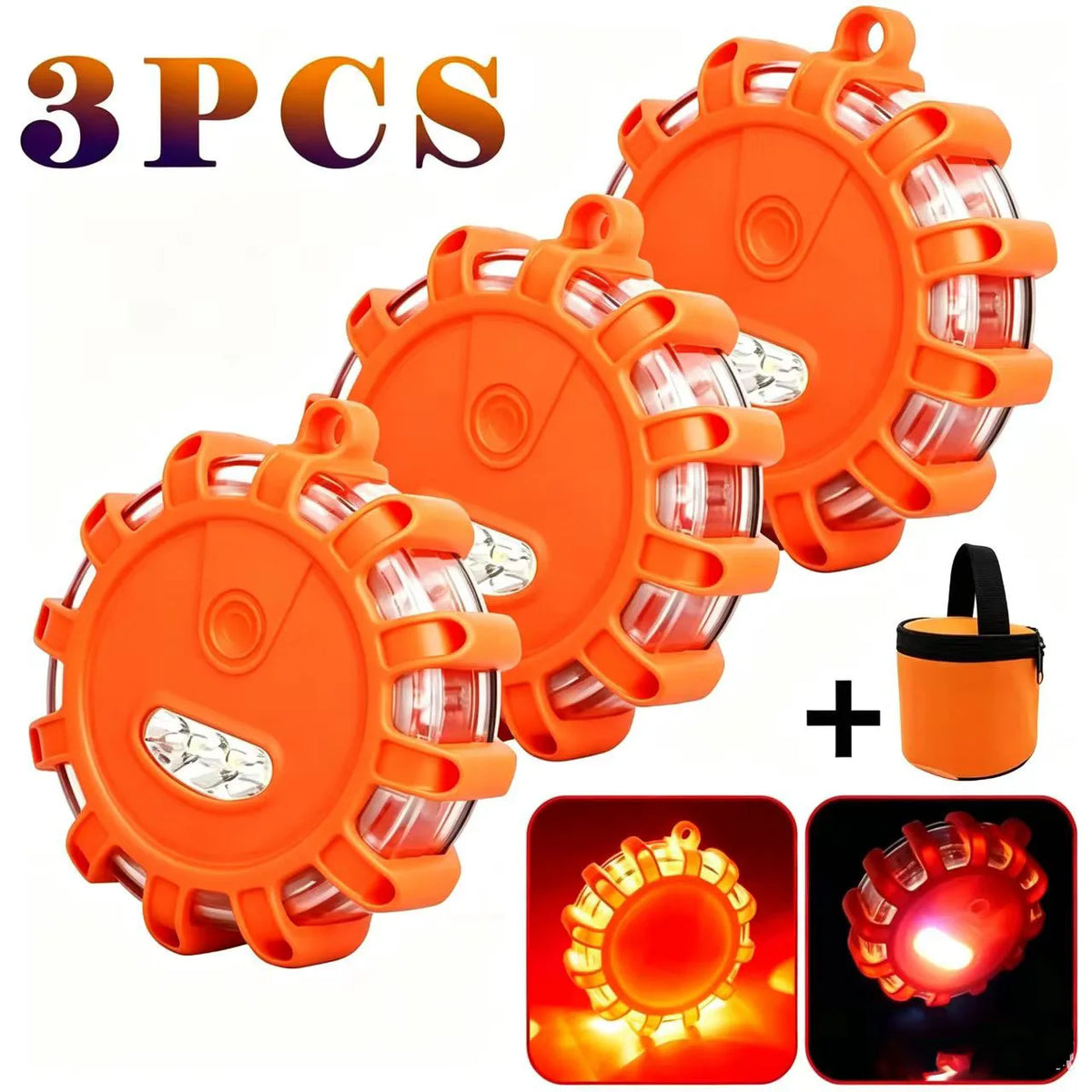 6PCS In One Pack Road Flares Emergency Roadside Warning