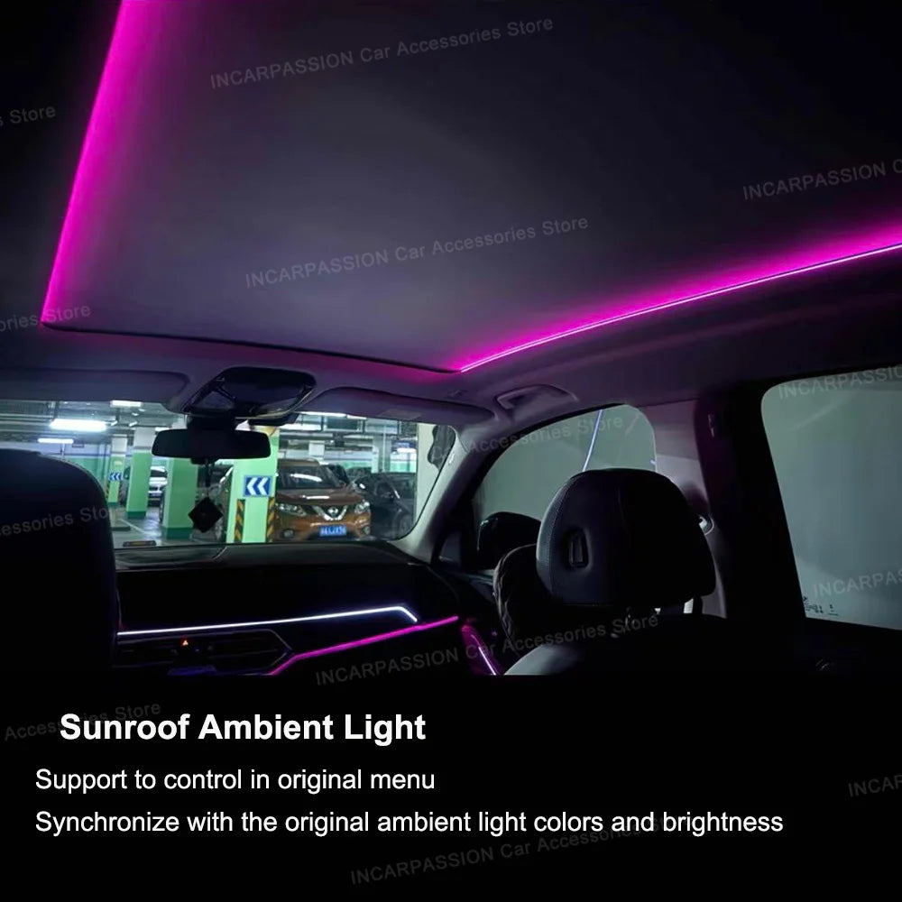 For BMW 2 3 4 5 Colors Sunroof Ambient 6GT Series G20 G30 G05 G06