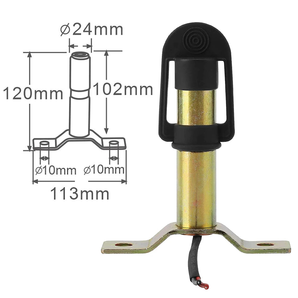 Truck Metal Rotating Flashing Beacon Mount Warning Bracket