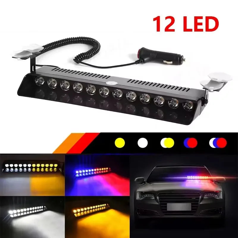 1PC Warning Signal Beacon 12LED Strobe Flashing Waterproof