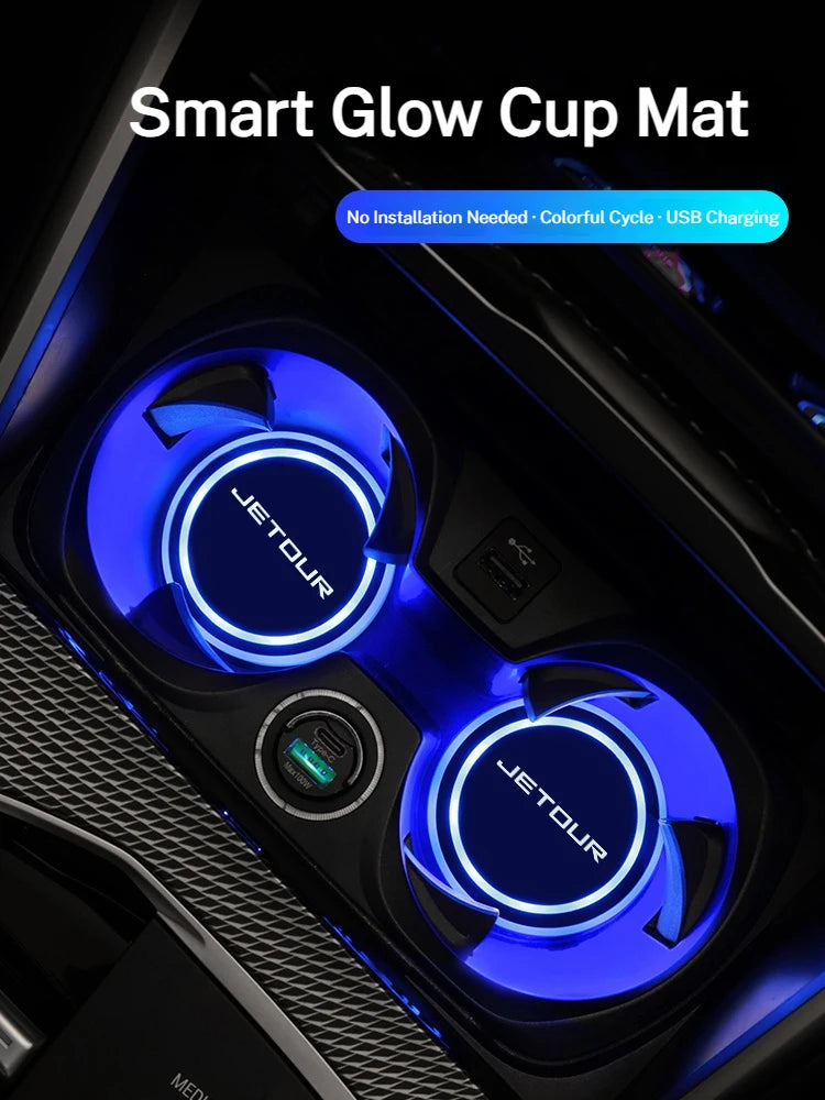 For Chery Jetour Exeed Es Et Color Changing Cup Holder Rear