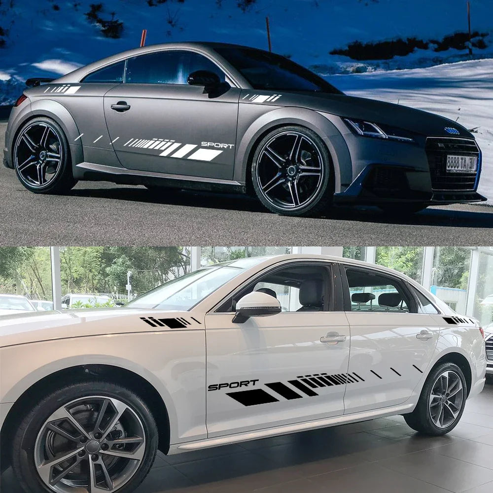For Audi Tt 8N MK1 MK2 2PCS Lot Stripe Side Stripes Both Body