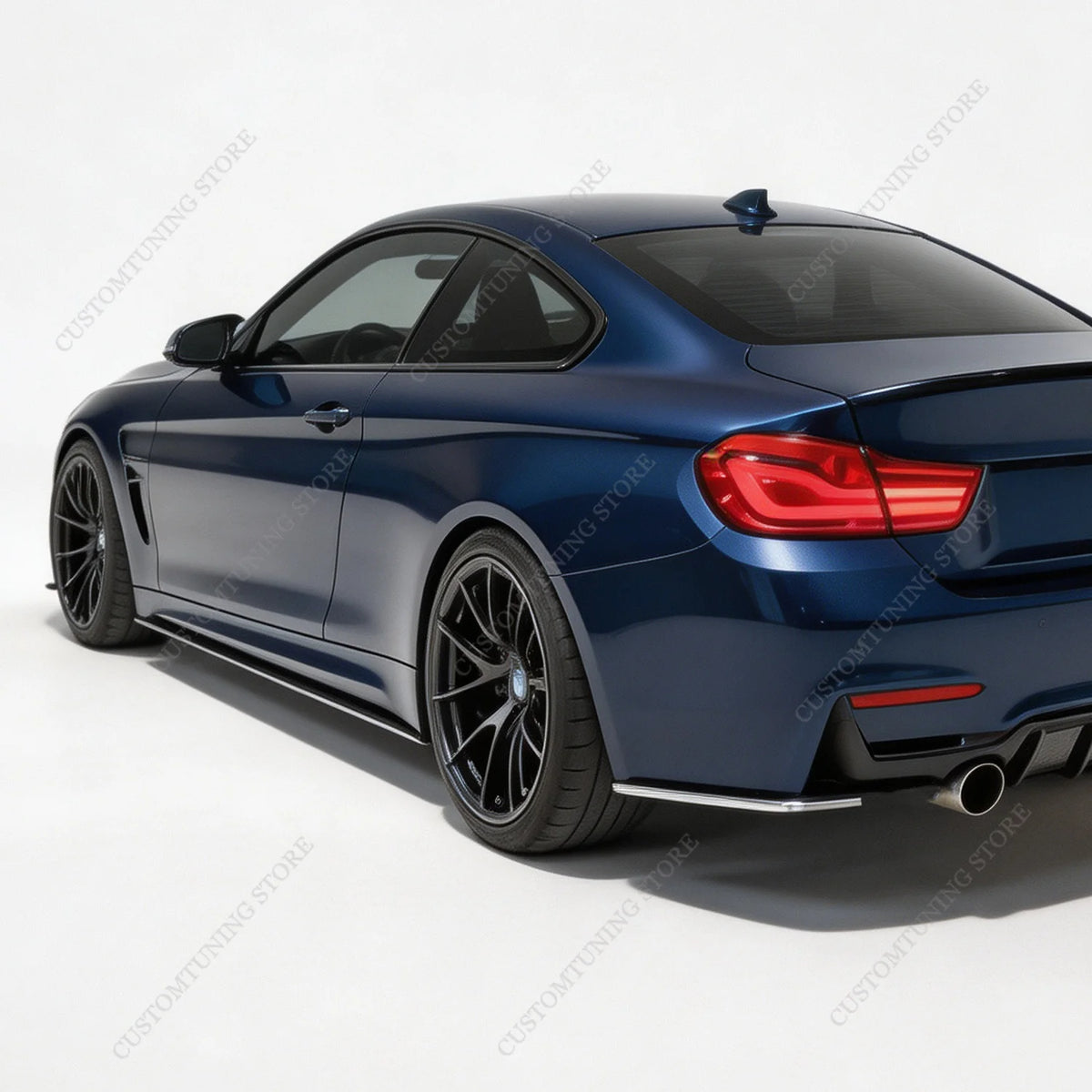 For BMW F32 4 Series 2-Door Gloss Black Max Side Skirts