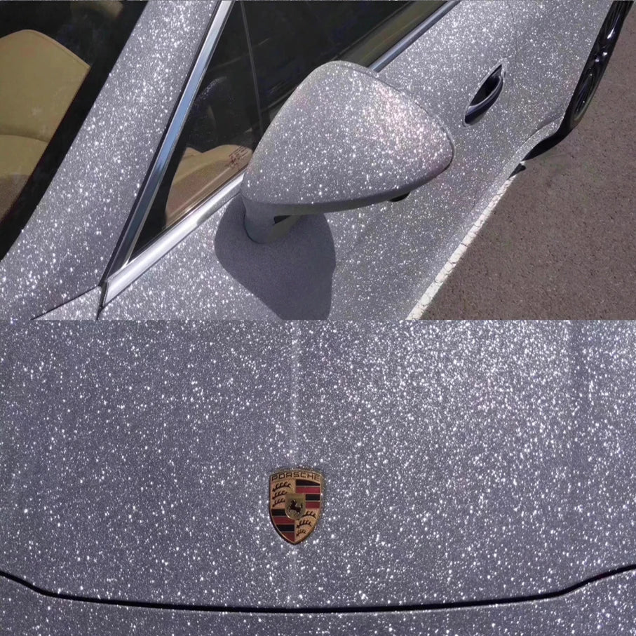 50CM 600CM Super Shiny Diamond Glitter Vinyl Wrap Self