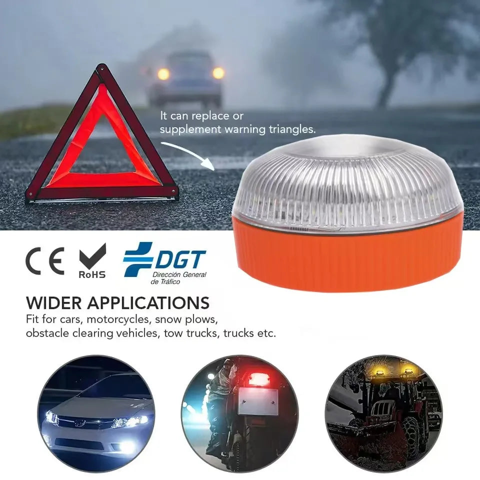 Beacon Emergency Traffic Warning Road Rescue Battery