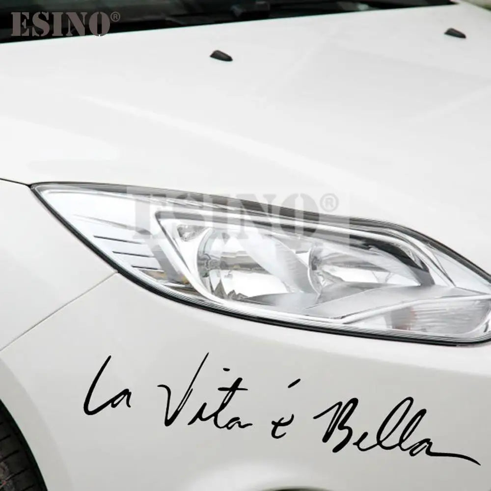 Sticker Life Is So Beautiful Italian La Vita E