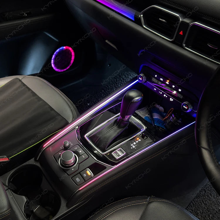 For Mazda CX5 CX8 LED Neon Ambient Symphony Colors Lighting