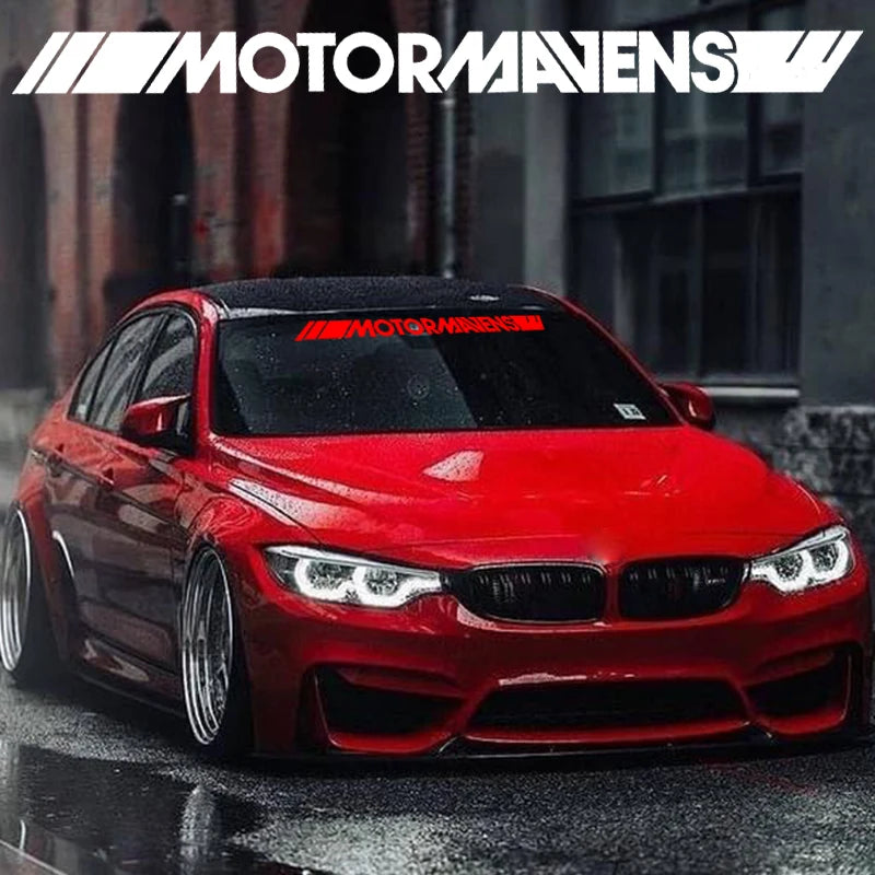 1PCS Sport Sticker Cool Front Rear Windshield Window Vinyl