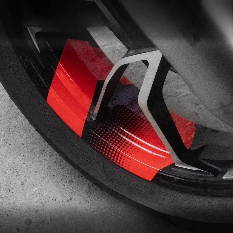 For Motorcycle Wheel Mod 1PC Geometric Arrow Wheel Sticker