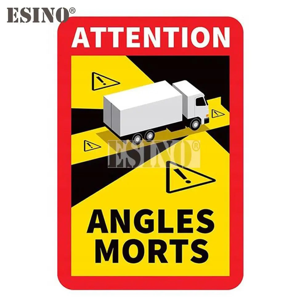Creative Attention Blind Spots Angles Morts Adhesive Pvc Decal