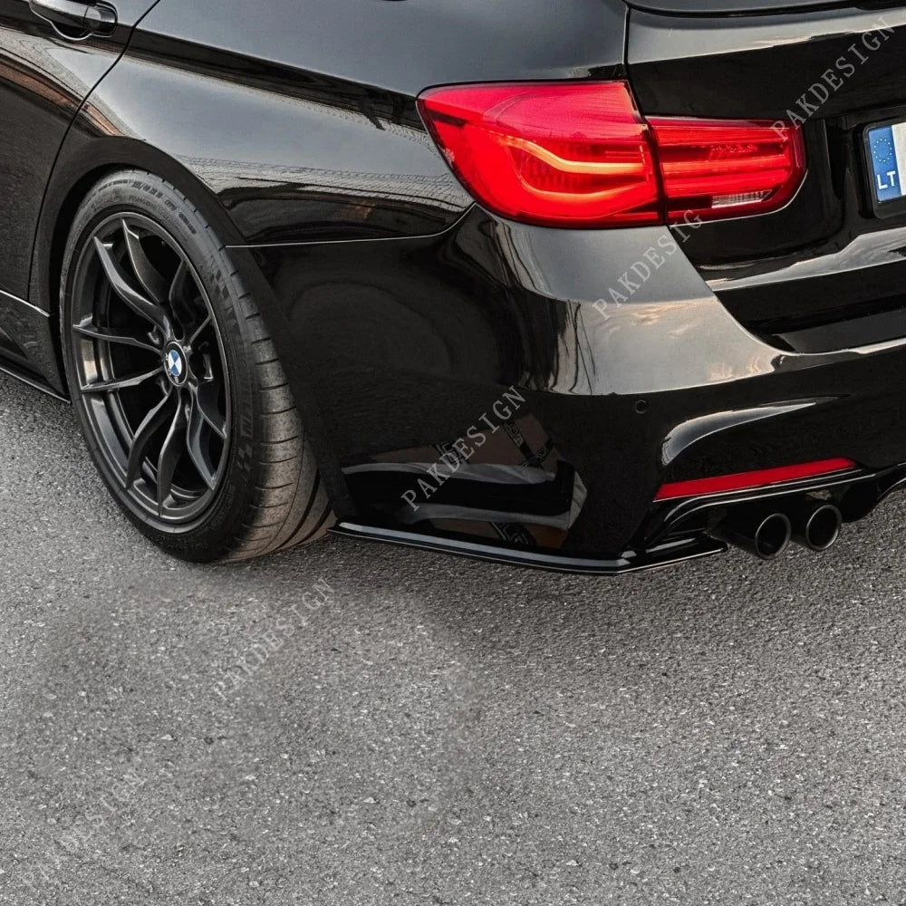 For BMW 3 Series F30 F31 Rear Bumper Splitter Spoiler Corner