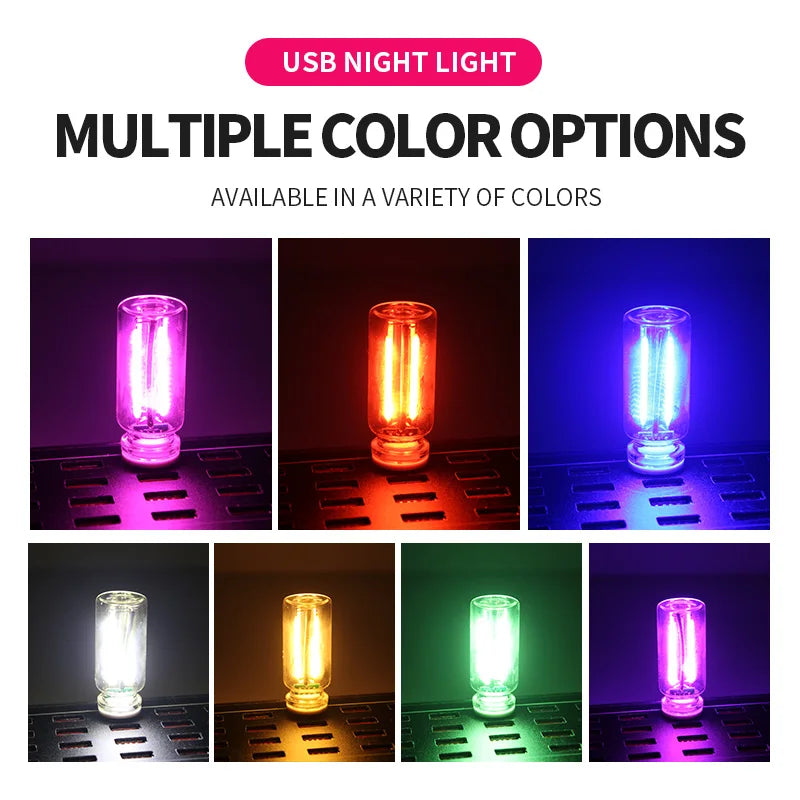 MINI USB Plug Night Touch Control Dimmable Ambient Atmosphere