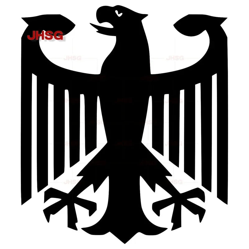 Classic German Eagle Flag Body Decal Design Stickers Waterproof