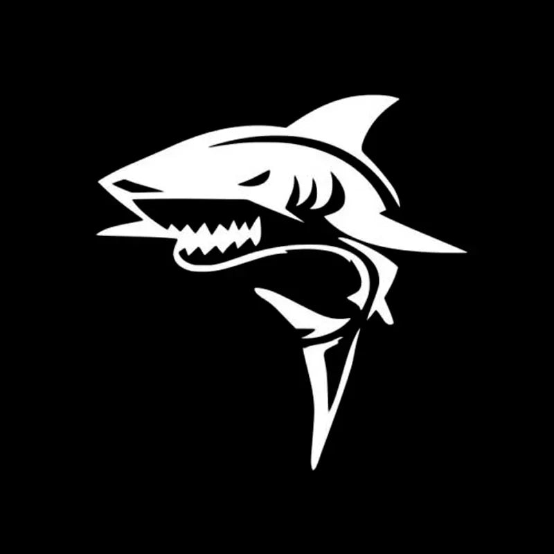 13CM Shark Sticker Stylish Sunscreen Waterproof Custom Stickers