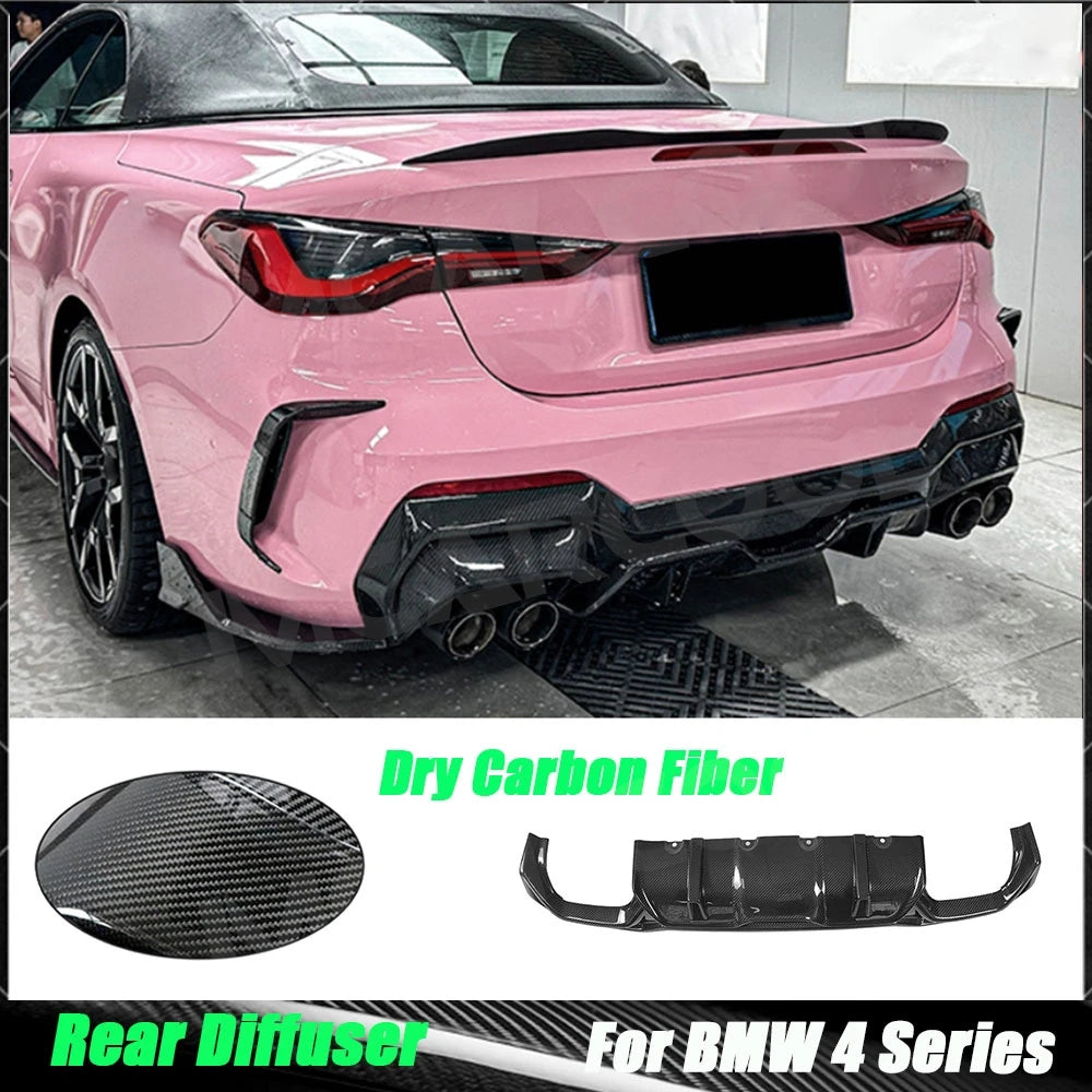 For BMW 4 Series G22 G23 Rear Bumpers Lip Diffuser Coupe 2021