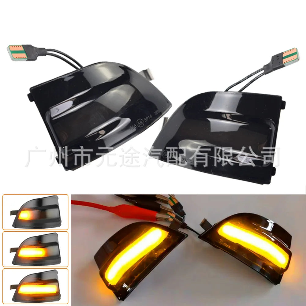 For Ford Focus 2 MK2 C-MAX Reversing Rearview Mirror Turn Signal