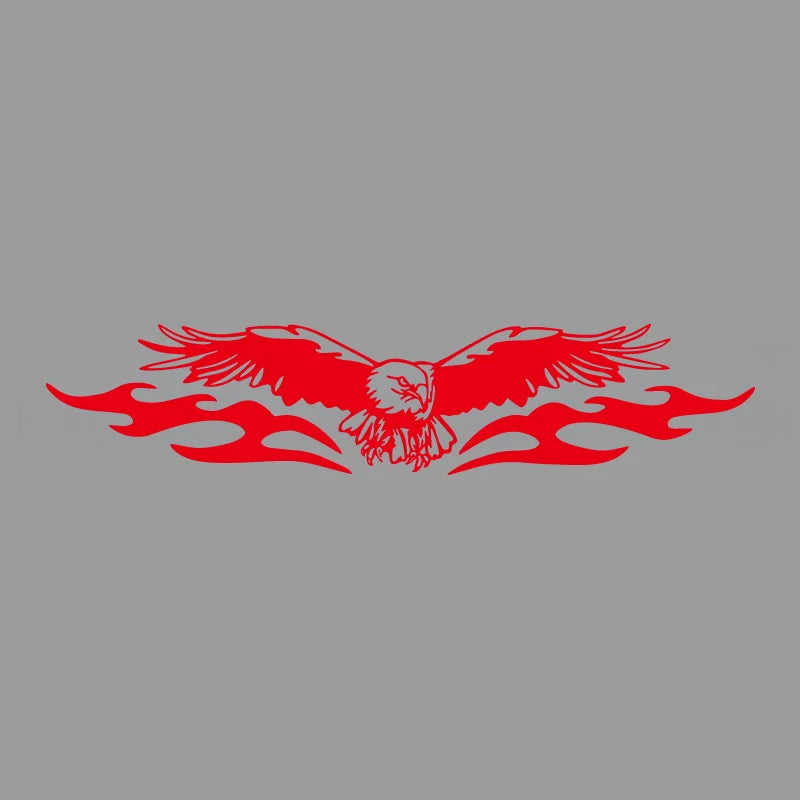 For Cartoon Fans Creative Flying Eagle Spreading Wings Sticker