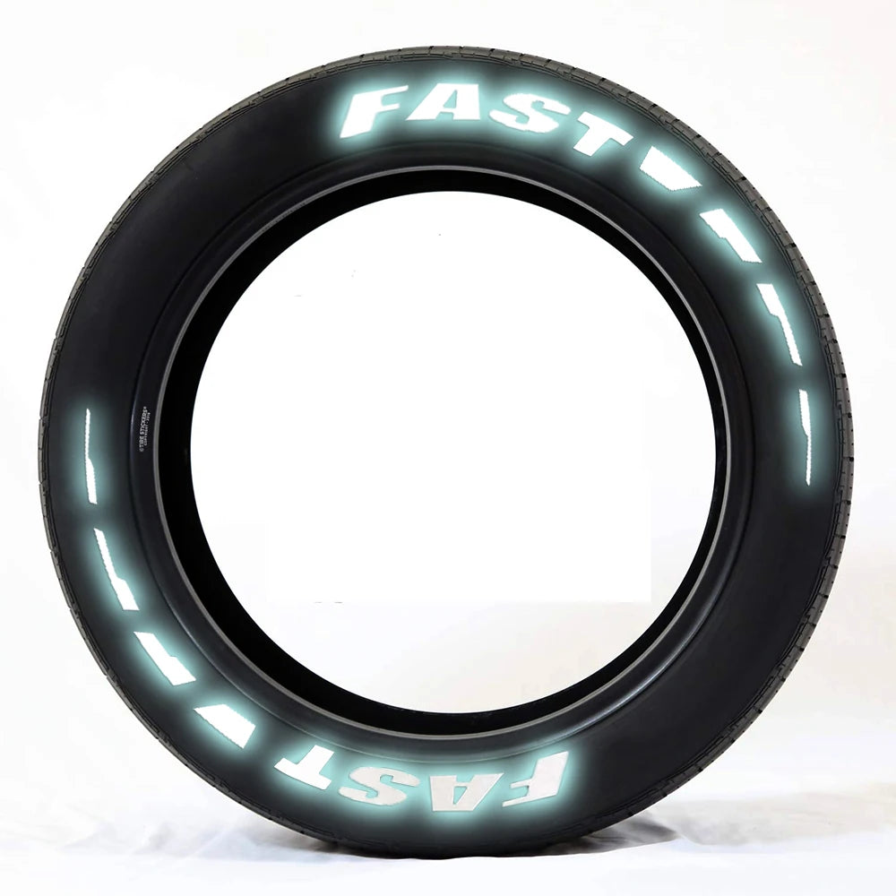 Reflective Tire Lettering Sticker Custom Text Personalized Words
