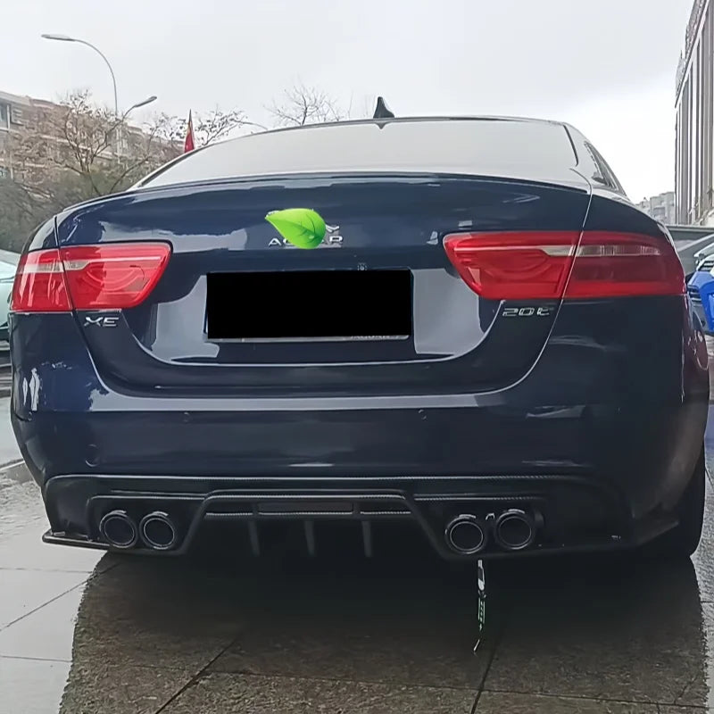 For 2015-2019 Jaguar Xe Diffuser Rear Trunk Lid Spoiler Dual