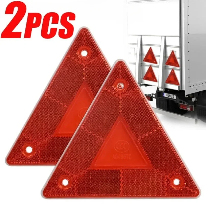 For Trailer Rv Board 1PCS Triangle Warning Reflective Strips