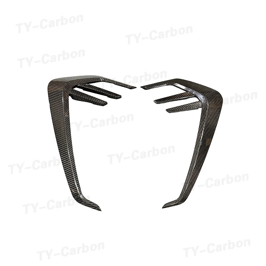 For BMW G80 M3 G82 G83 Dry Carbon Fiber Side Fender Vent Trims