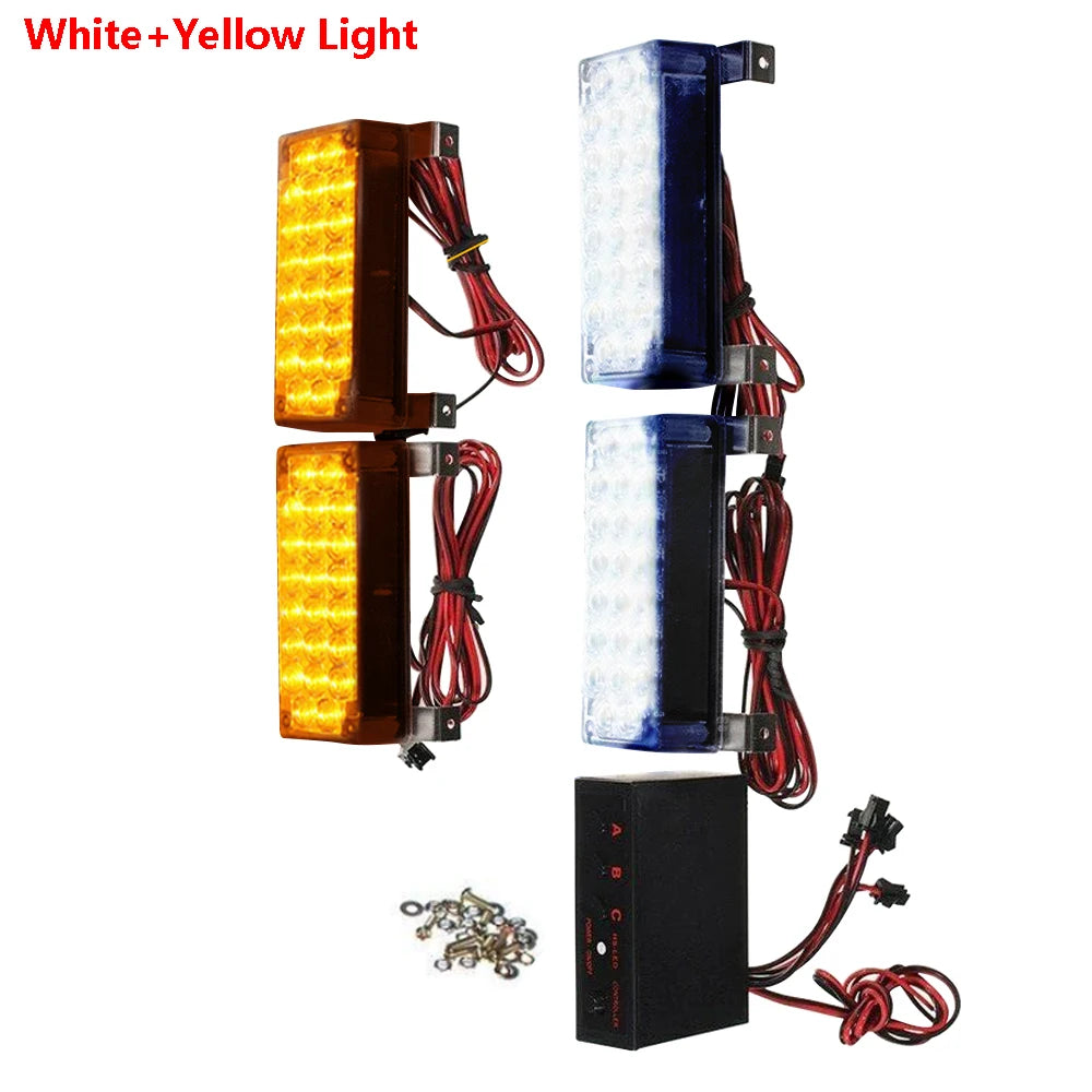 For Various 12V Set 4X22 Strobe Warning Romote Control Suitable