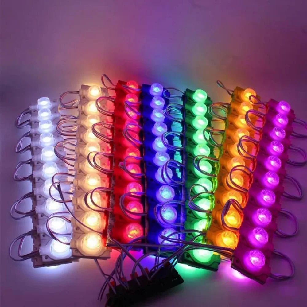 10PCS 3LED Side 12V 24V Module Warning Emergency multi-color