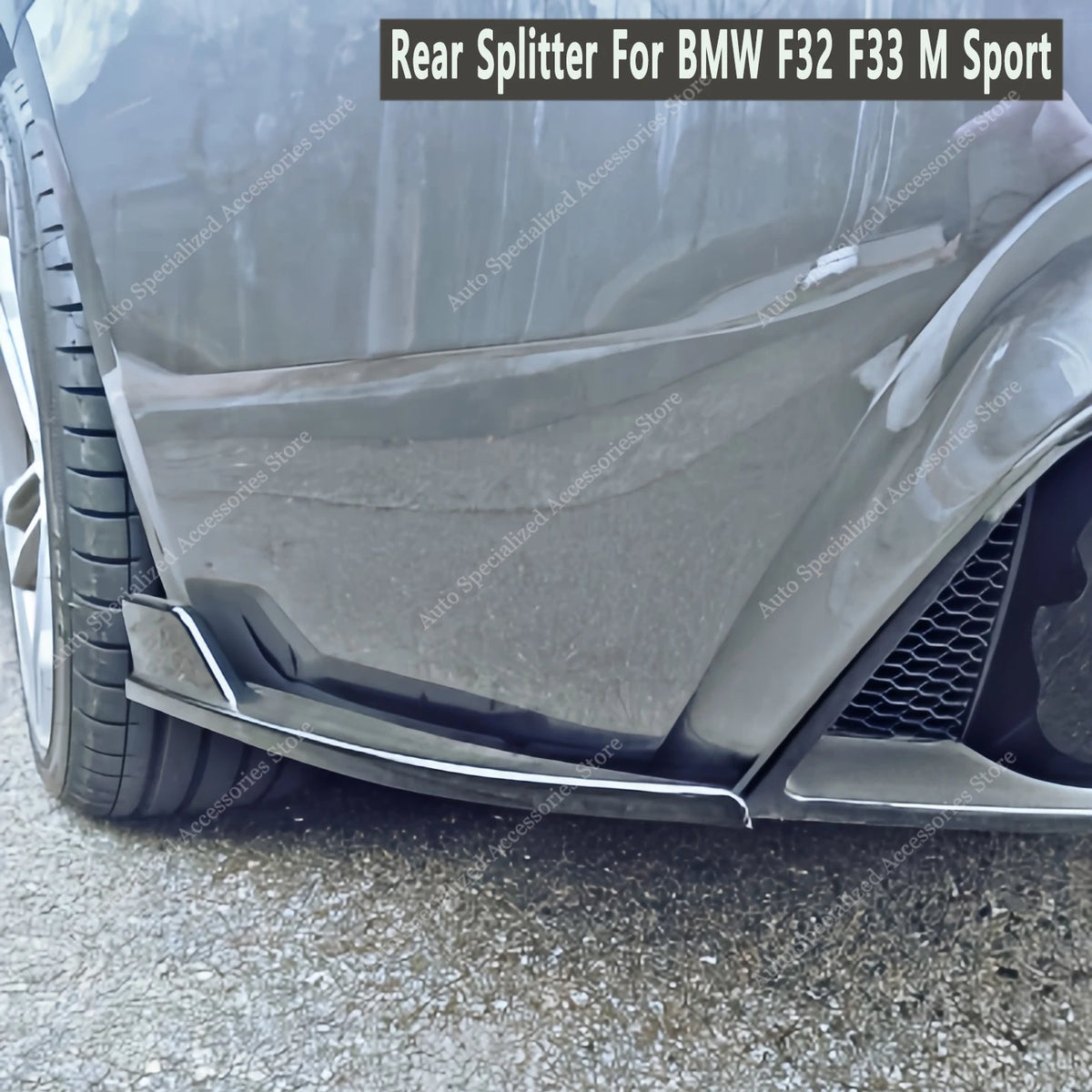 For BMW F32 F33 M Sport Rear Bumper Side Splitter 420D 430I 430D