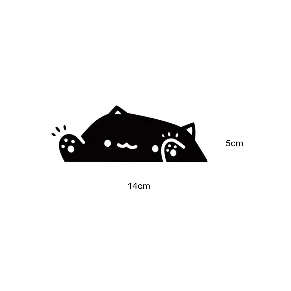 Cat Sticker Kitten Knocking On Window Cute Personality Body
