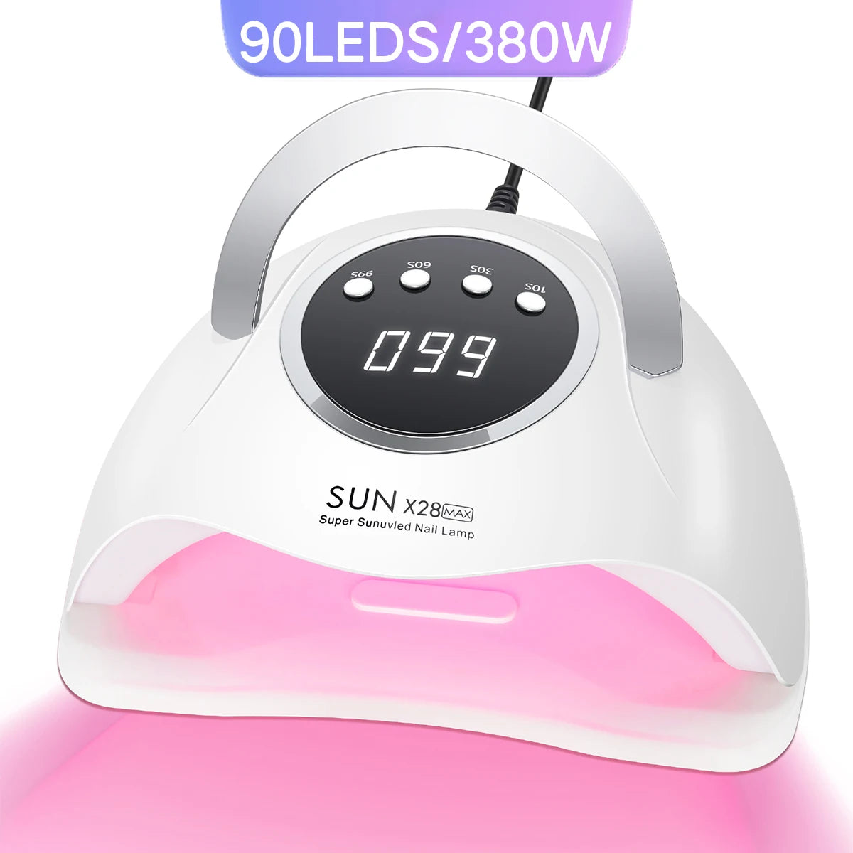 For Nails 380W Gel Polish Drying Dianabeauty 90leds Uv Nail