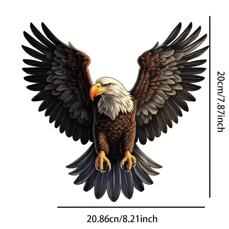 For Auto Door Window Body Vinyl 3D Flying Eagle Hd Picture