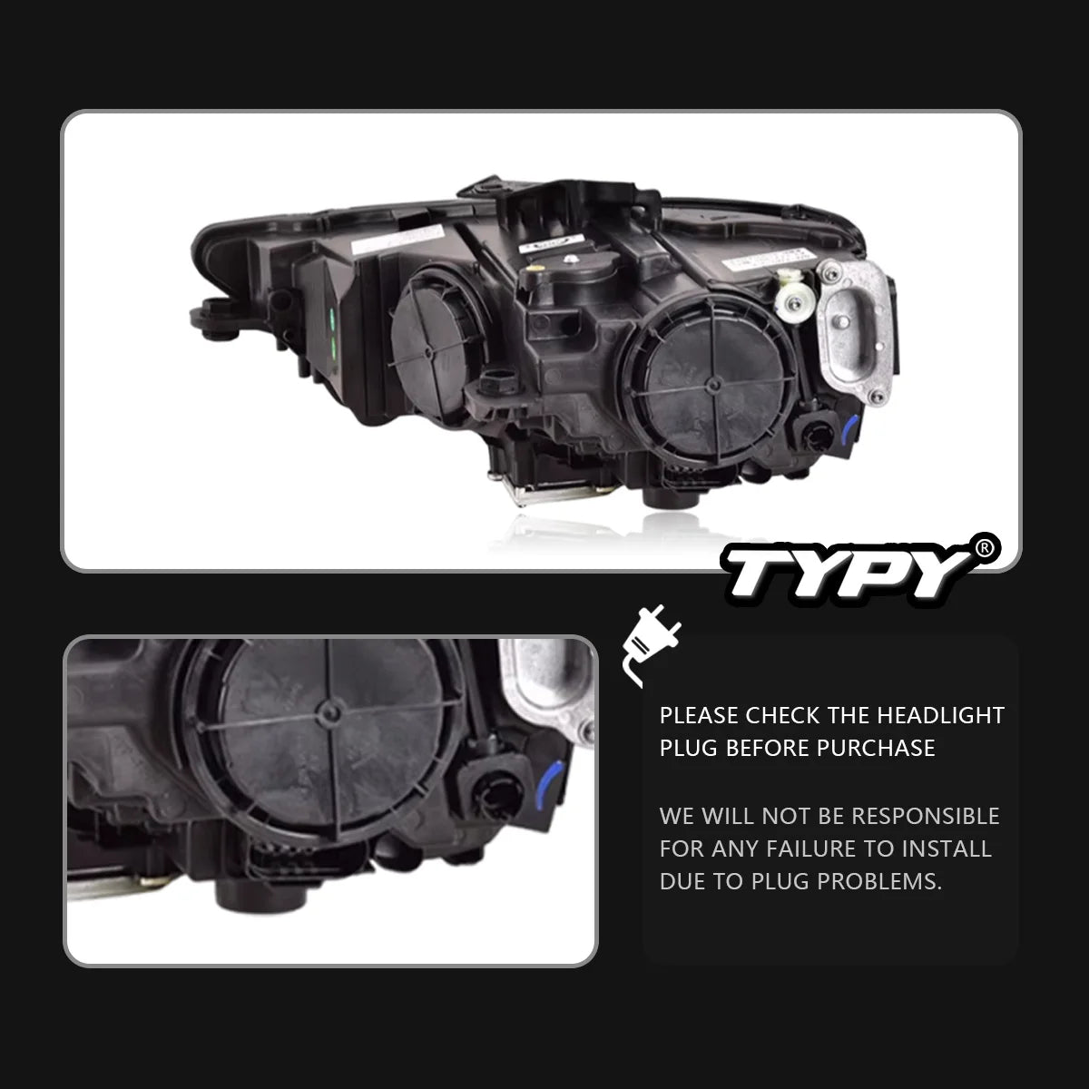 For Audi A3 Headlight A3L 2017-2020 Typy Upgrade Modified Drl