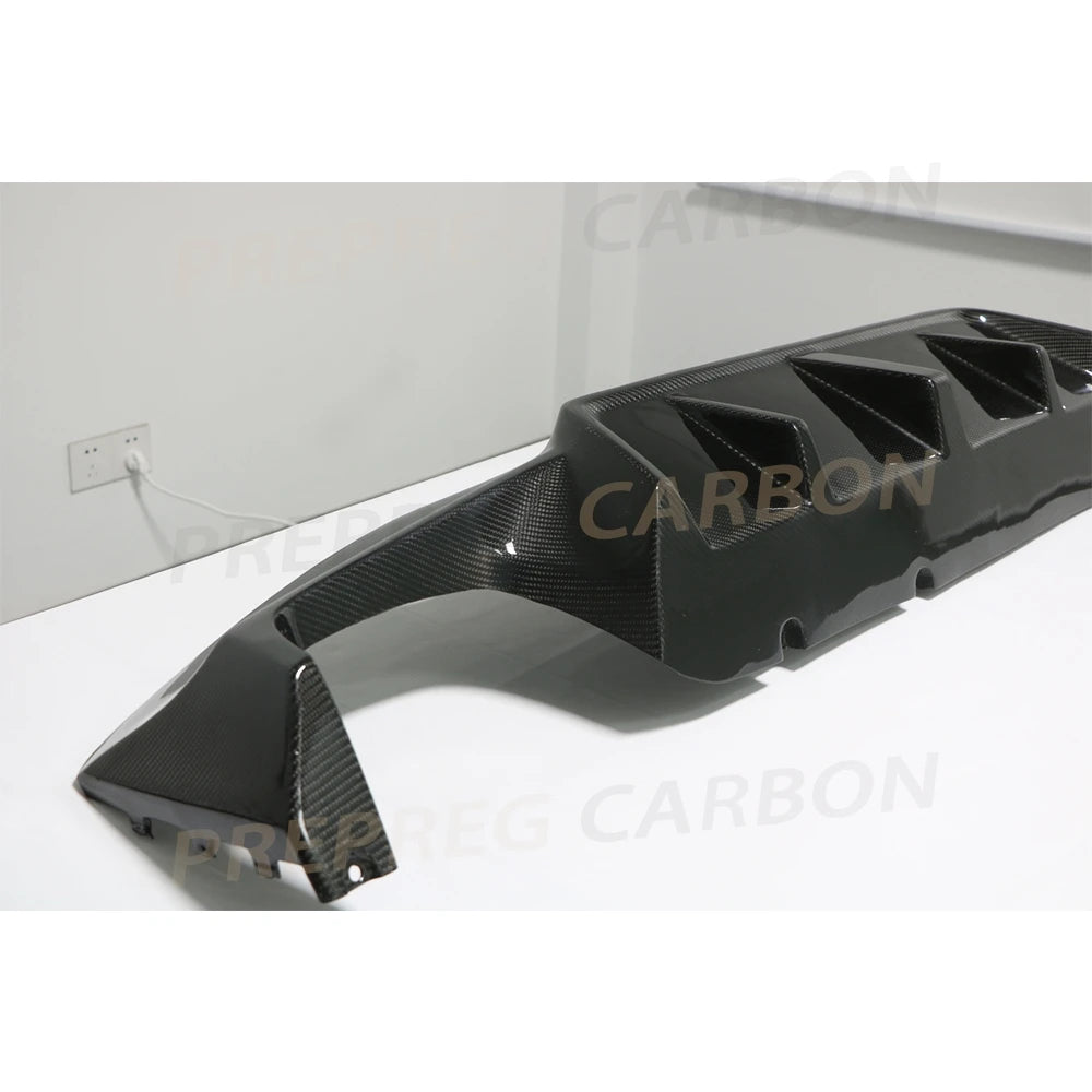 For BMW 5 Series F90 M5 Prepreg Dry Carbon Rear Lip Diffuser