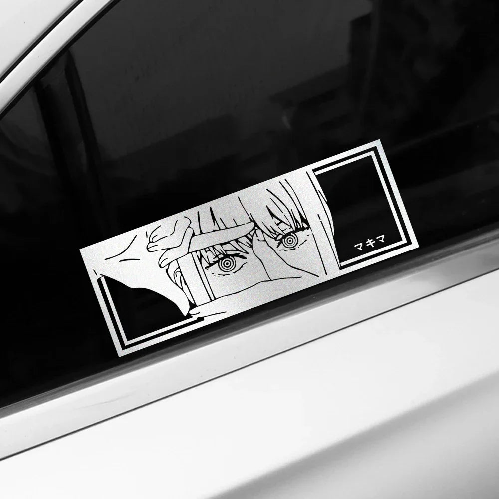 For Window Rear Windshield Creative Pvc Japanese Anime Sticker