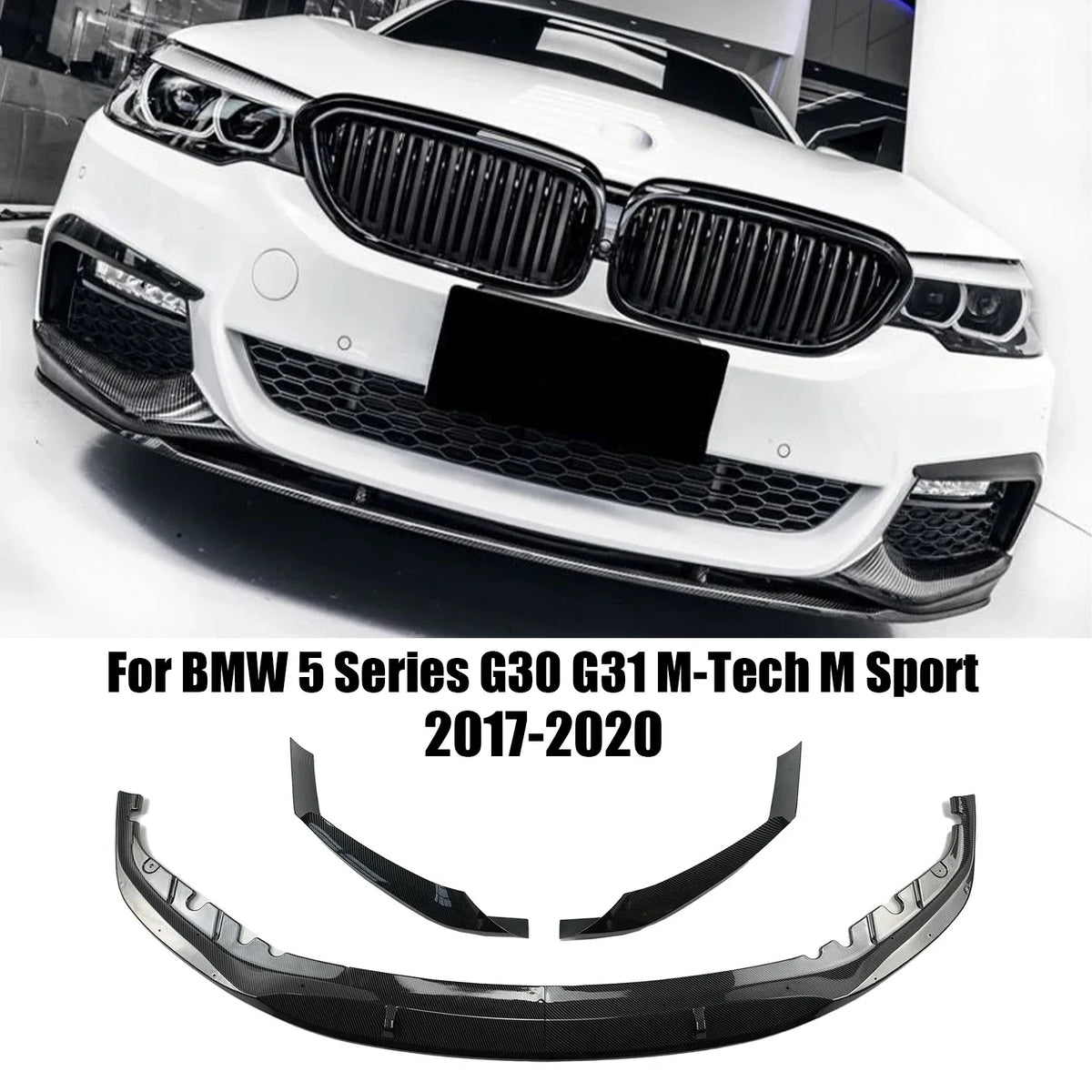 For BMW 5 Series G30 G31 m-tech M Sport 2017-2020 Front Bumper