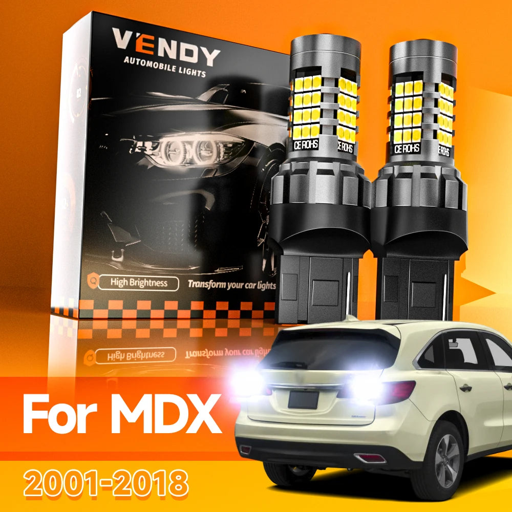 For Acura Mdx 2001-2018 LED Reverse 2PCS Backup 2008 2009 2010