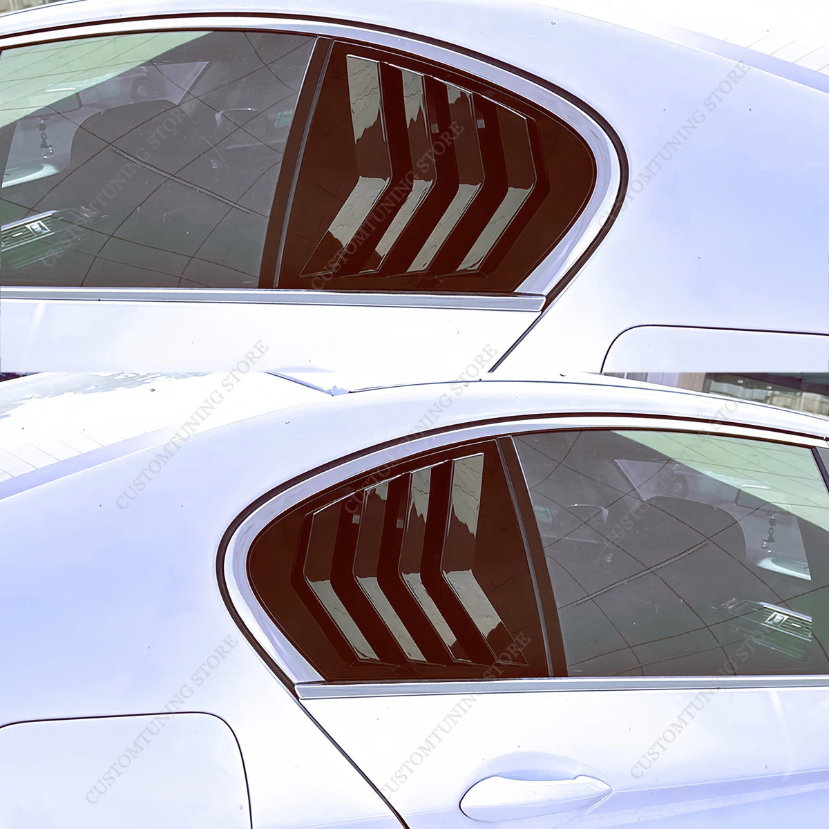 For BMW F10 525I 530D 530I Rear Window Louvers 545I M550I 550D