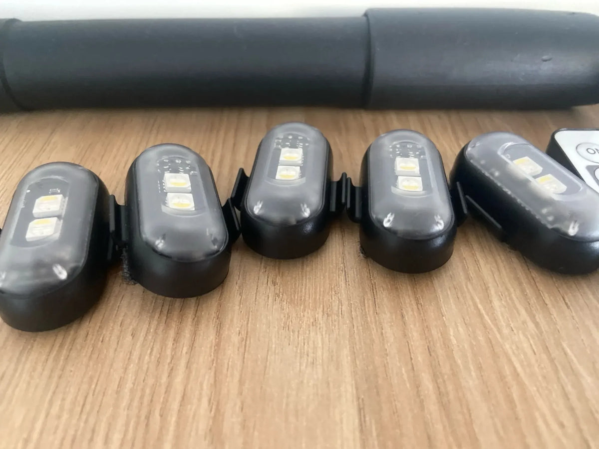 Wireless Strobe Decor Atmosphere Warning RGB Aircraft Motorcycle