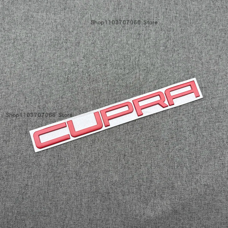For Cupra Formentor Cupra Leon Born 3D Rear Trunk Words Letters