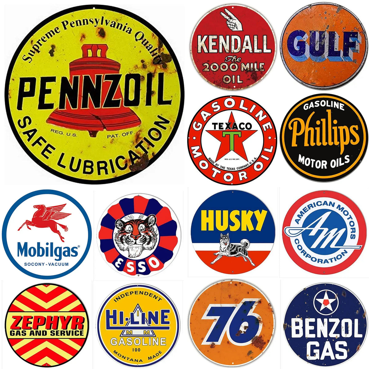 Sticker Pennzoil Gas Station Motor Oil Poster Reproduction
