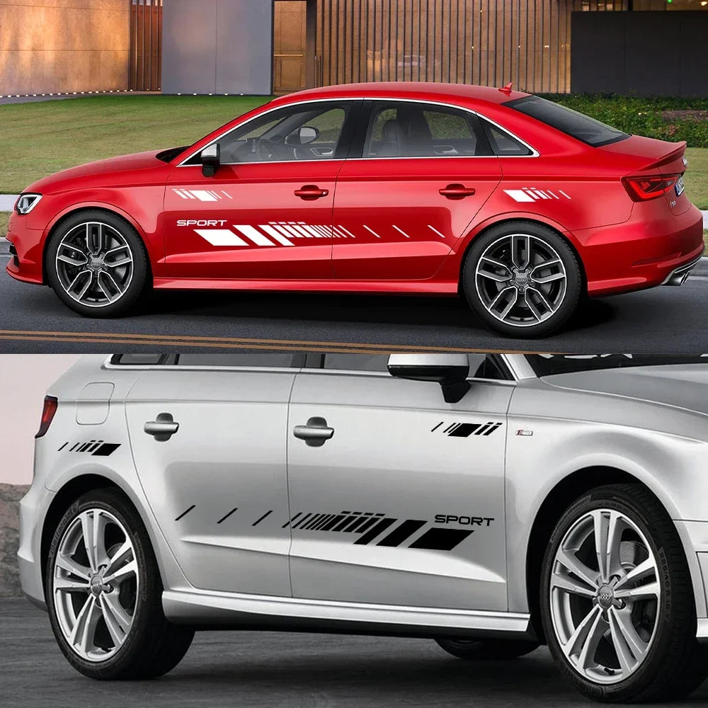 For Audi A3 8P 8V 8L Side Door Sticker Sport Trim Exterior 8Y